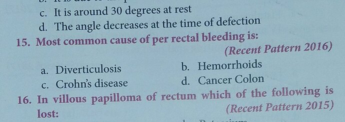 Most common cause of per rectal bleeding is