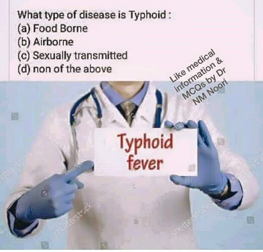 what%20type%20of%20disease%20is%20Typhoid