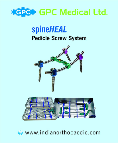 Spineheal The Pedicle Screw System System Orthopedic Surgery Screws