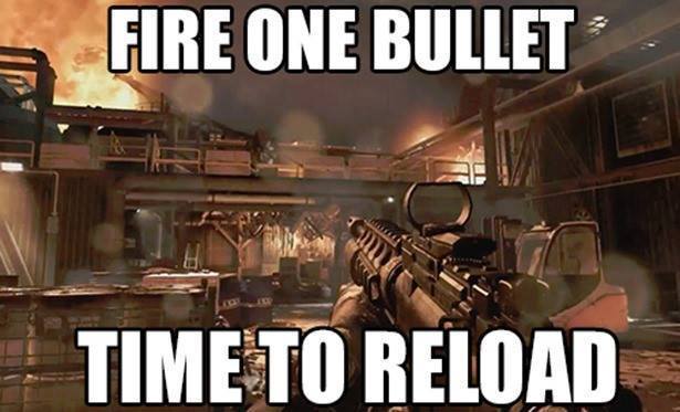 Fire one bullet …