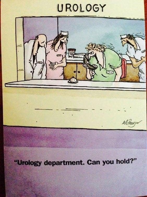 Urology department can you hold