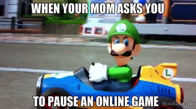 When your mom asks you …