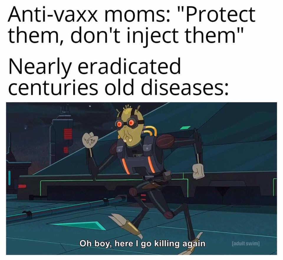 Anti-vaxx eradicated centuries