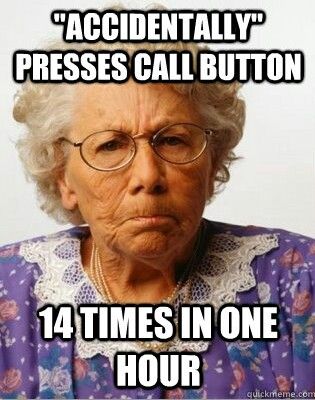 Accidentally presses call button