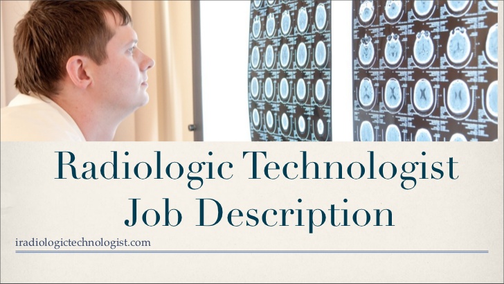 Radiologic Technologist Job Description