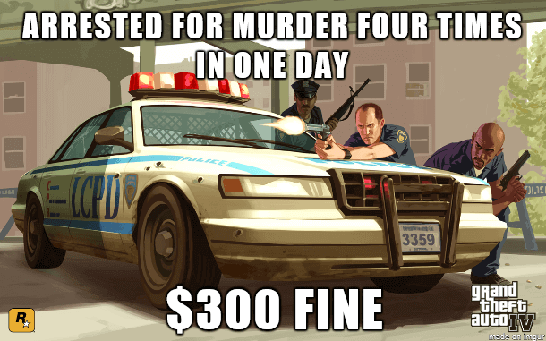 Arrested for murder four times in one day …