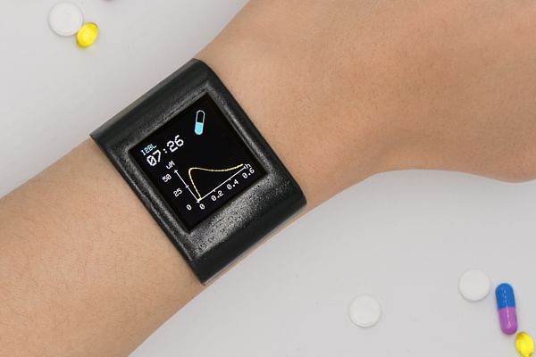 drug levels inside the body can be tracked in real time using a custom smartwatch