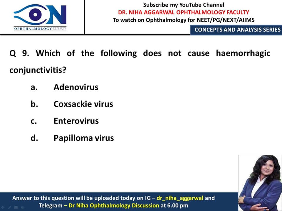 Which of the following does not cause haemorrhagic conjunctivitis