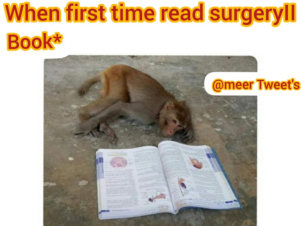 When first time read surgery book